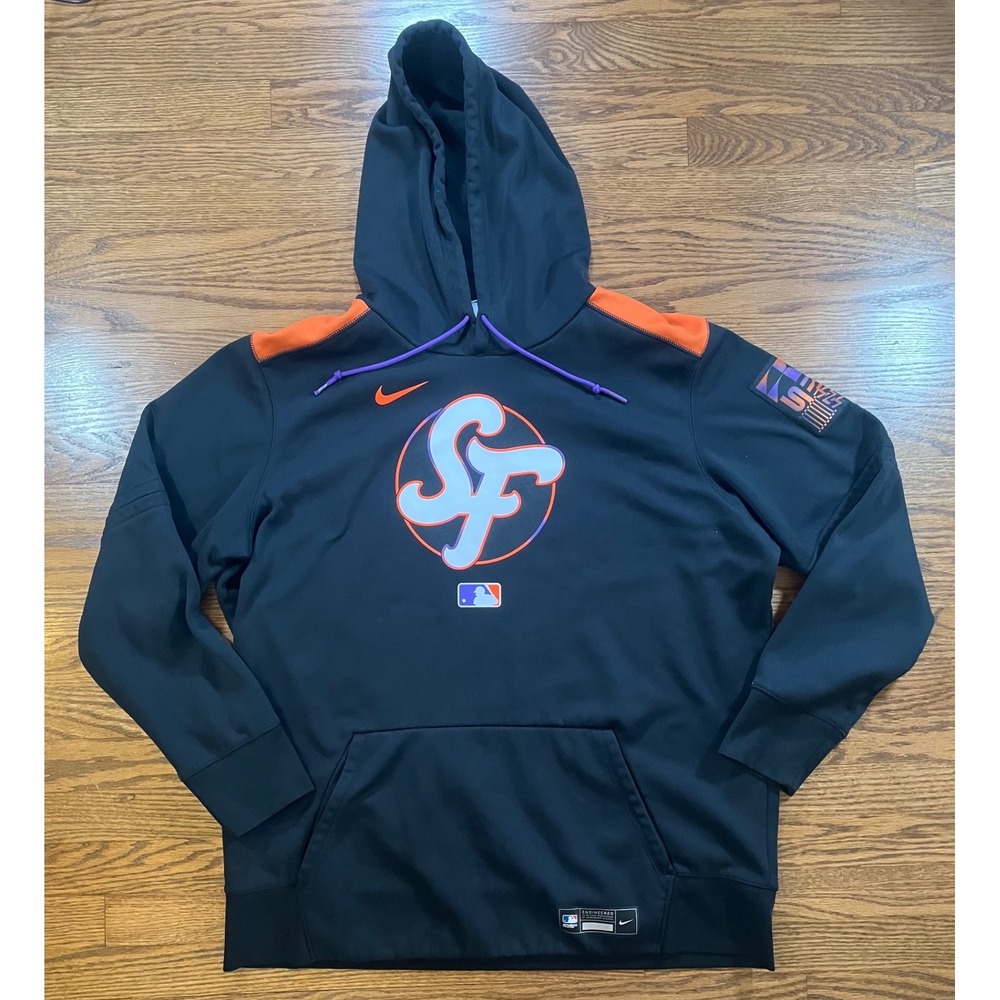 Nike San Francisco Giants Player Issued Seymour 77 City Connect Hoodie XXL 2XL